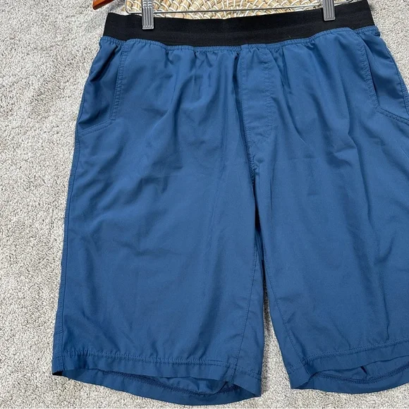 Prana Men’s Coal Super Mojo Pull On Short 10” Outdoor UPF 50+ in Blue Anchor L - Picture 5 of 16